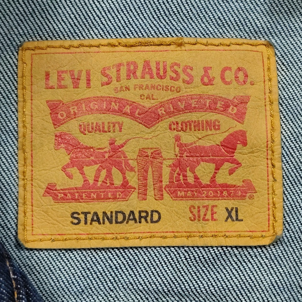 NEW Levi's Jean Jacket Men's XL Blue Denim Trucker Type 3 Outdoor Workwear - Picture 11 of 15